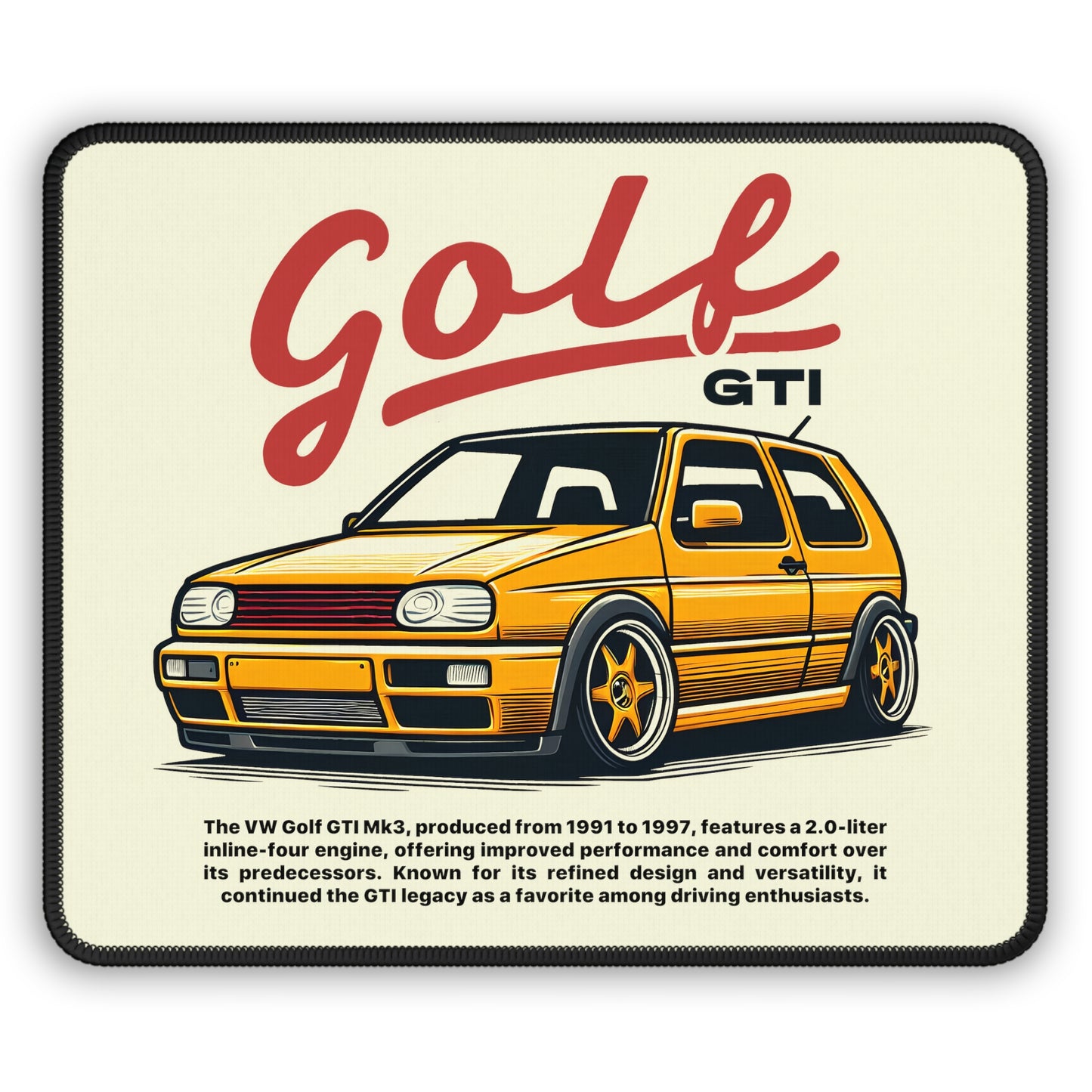 Volkswagen Golf GTI Mk3 (91-98') Mouse Pad