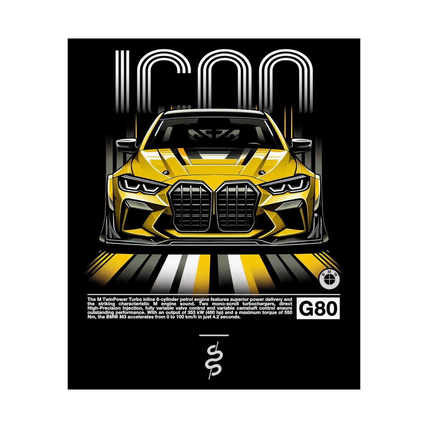 BMW M3 G80 (20'+) Poster