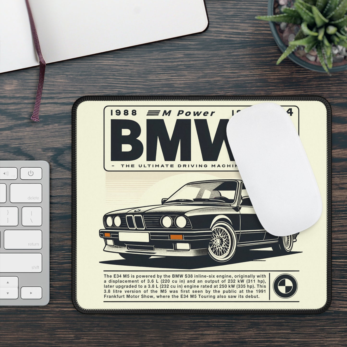 BMW M5 E34 (88-95') Mouse Pad