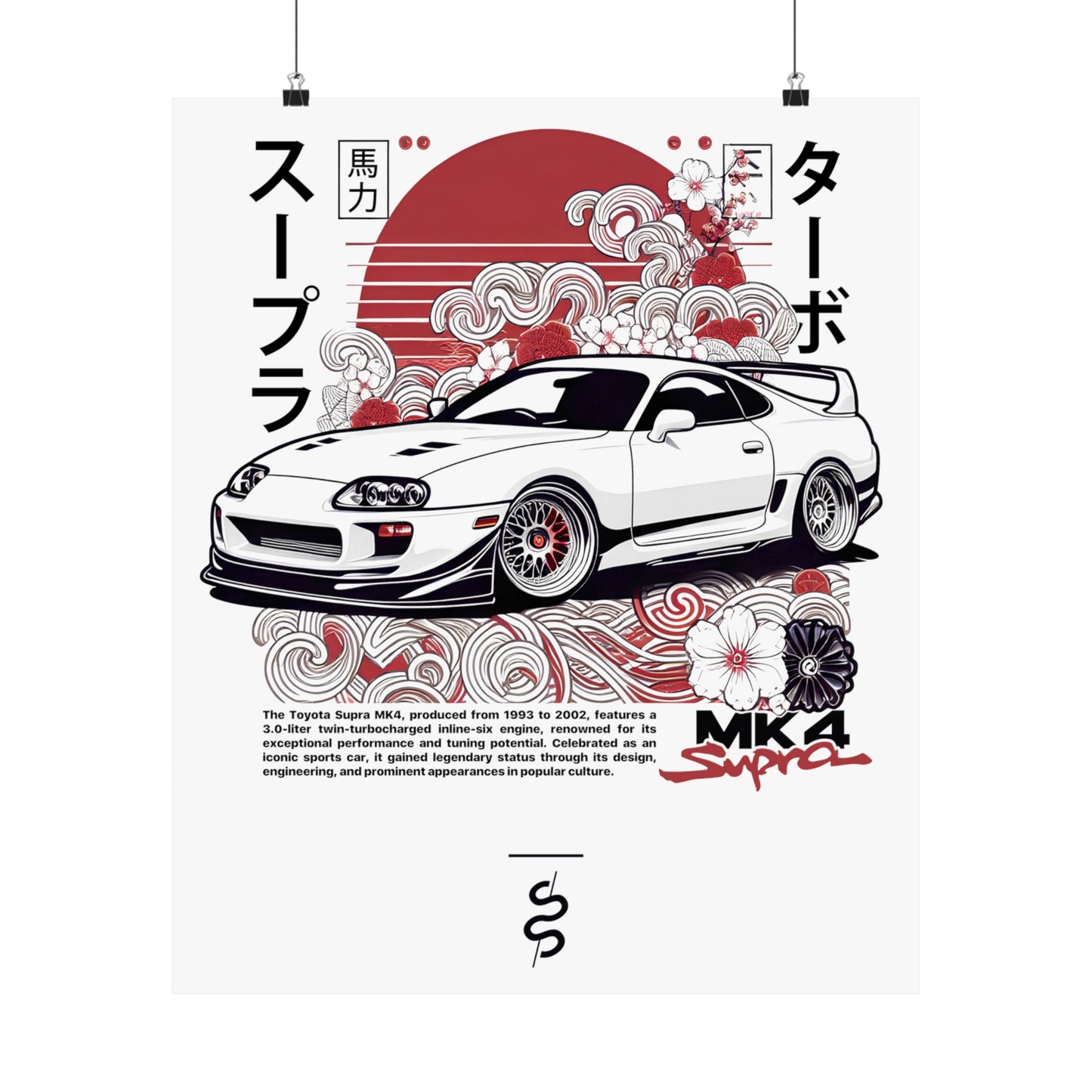 Toyota Supra Mk4 (93-02') Poster