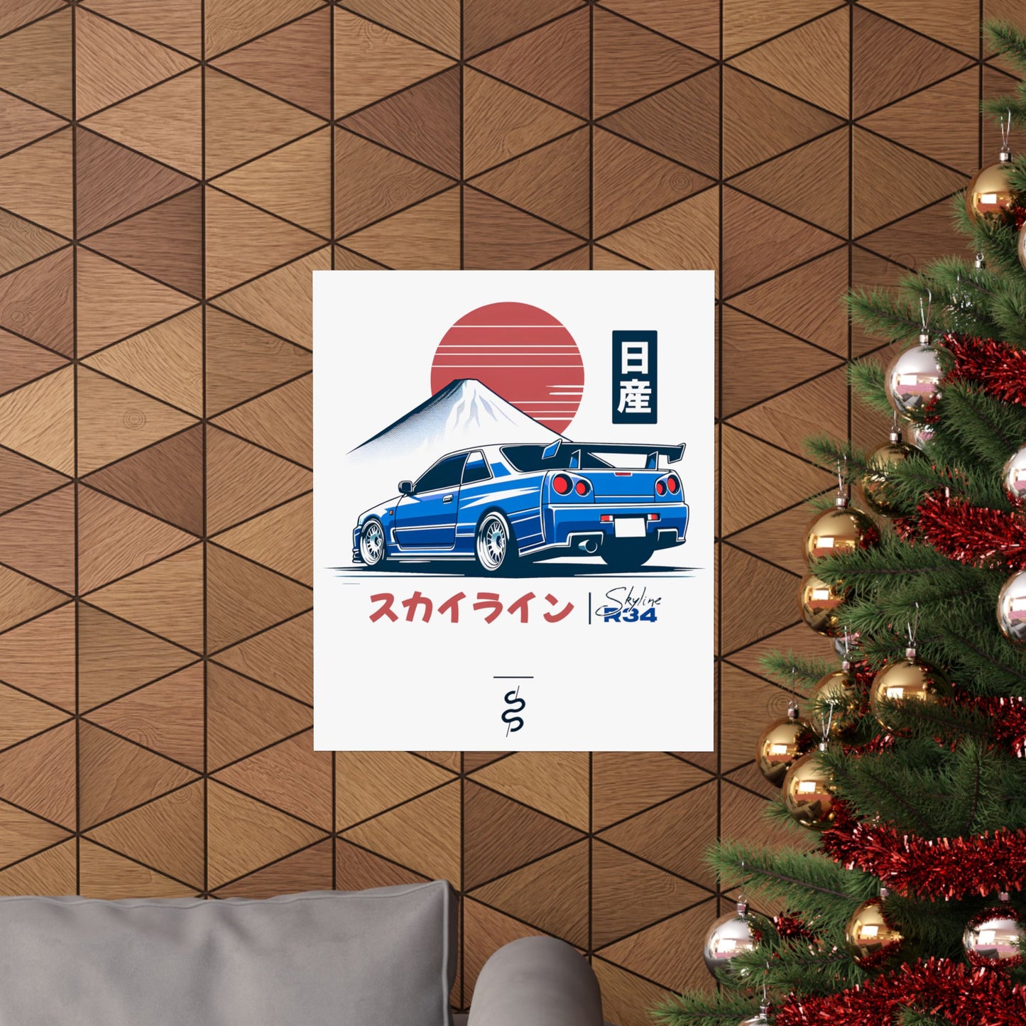 Nissan R34 GT-R (99-02') Poster