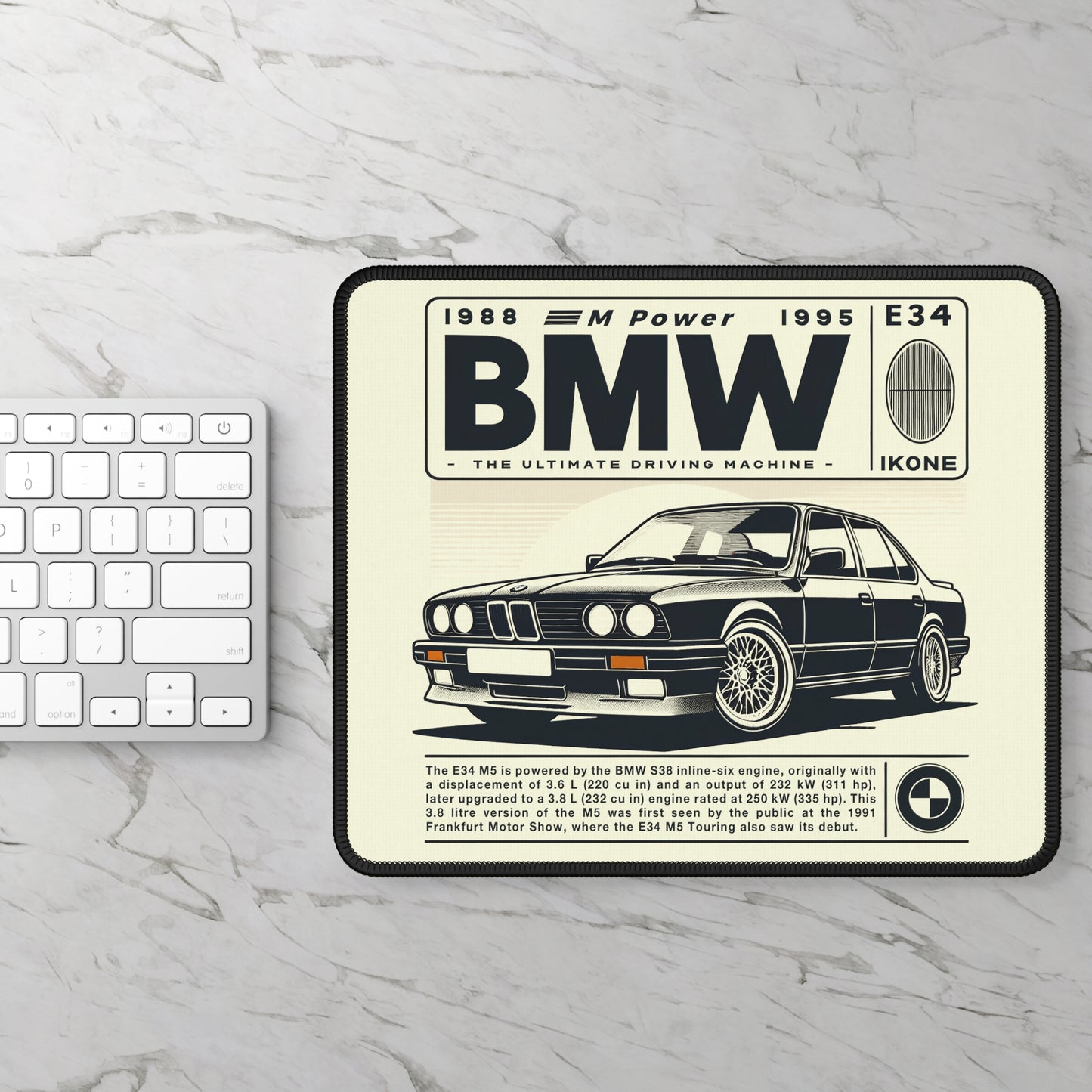 BMW M5 E34 (88-95') Mouse Pad
