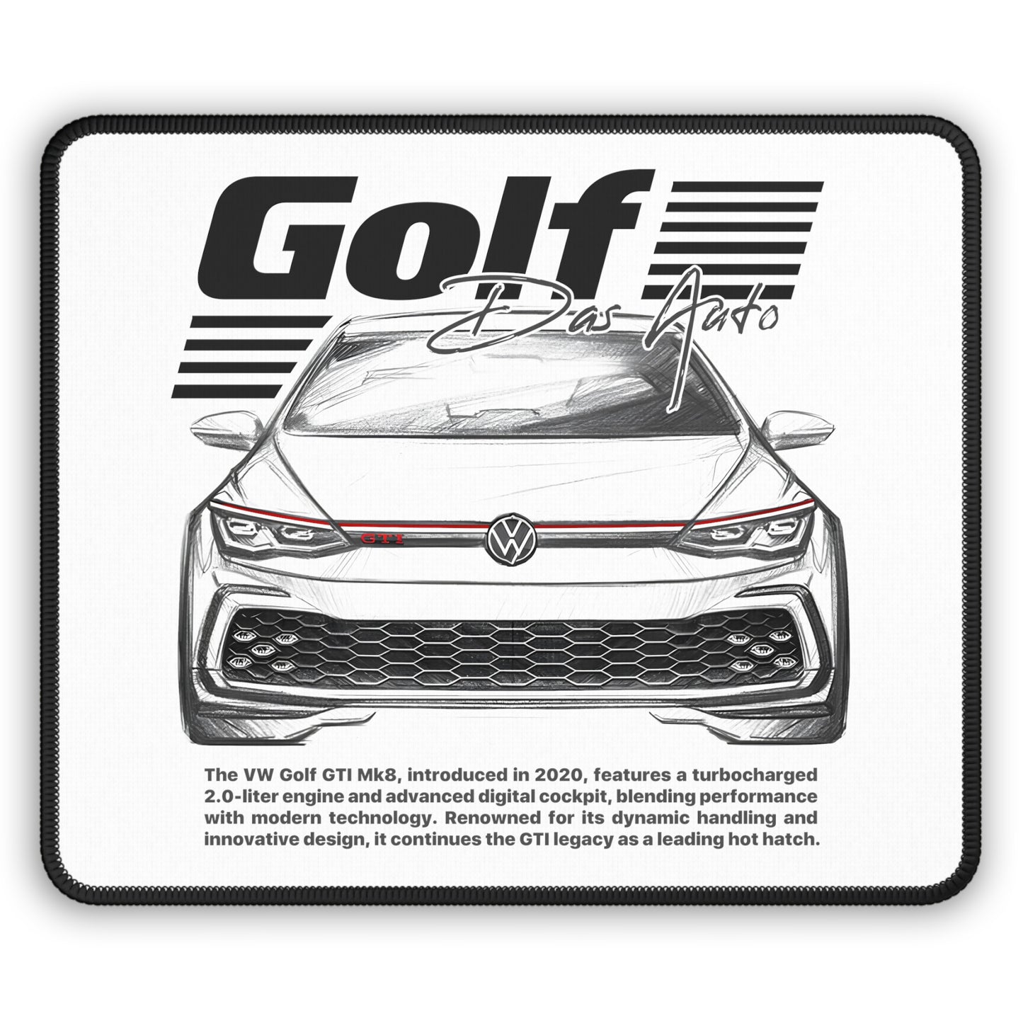 Volkswagen Golf GTI Mk8 (20'+) Mouse Pad