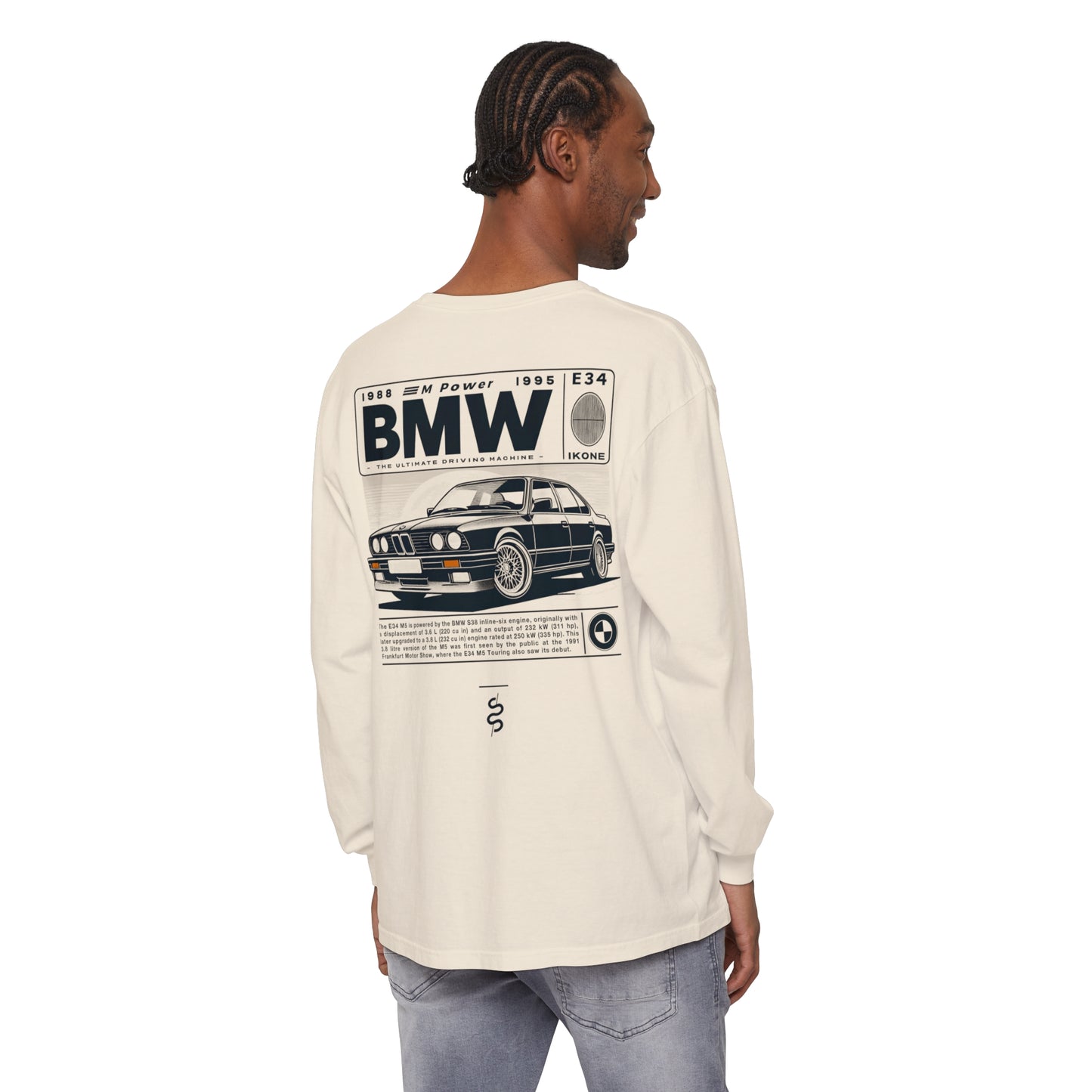 BMW M5 E34 (88-95') Long Sleeve T-Shirt