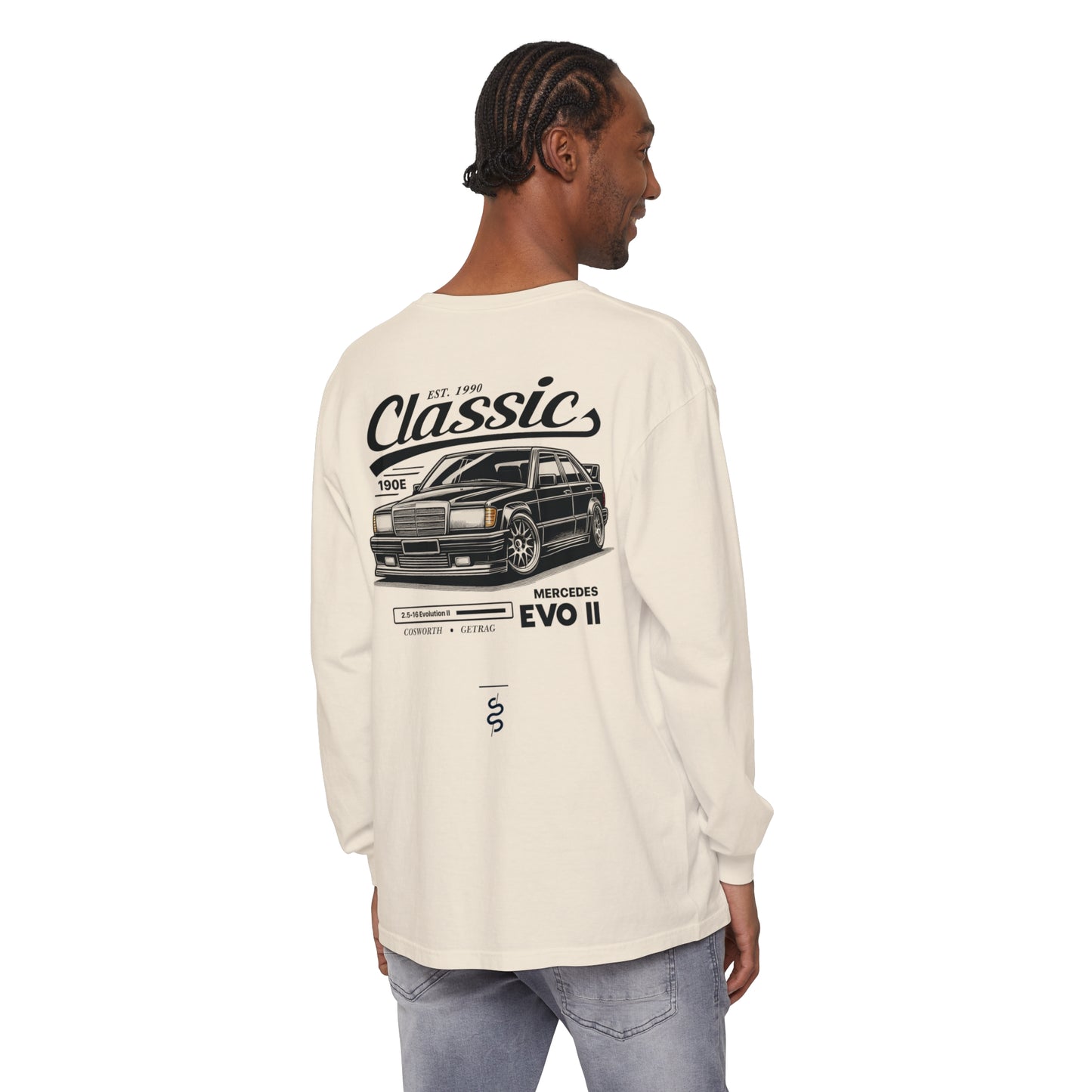 Mercedes 190E Evo II (90-92') Long Sleeve T-Shirt