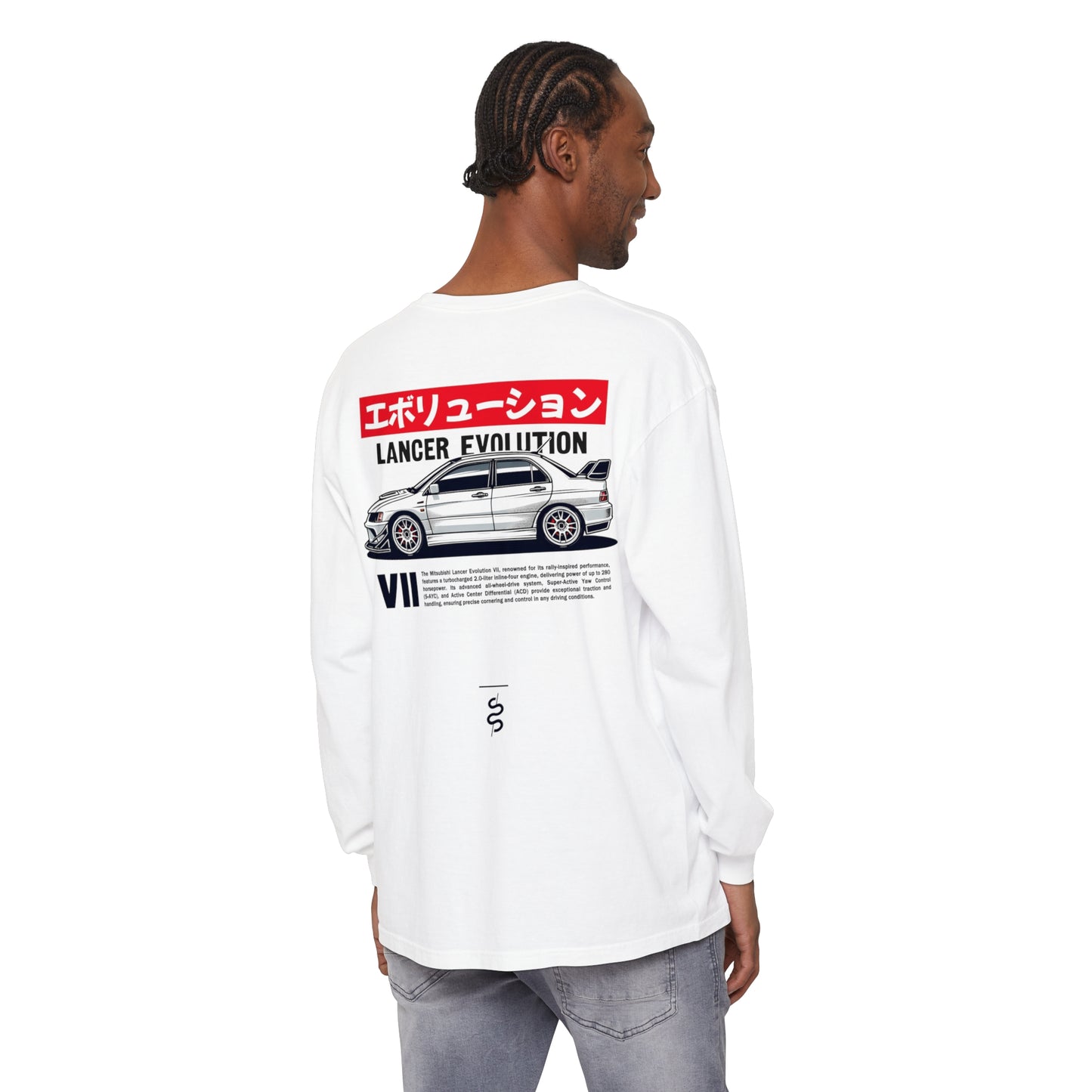 Mitsubishi Evolution VII (01-02') Long Sleeve T-Shirt
