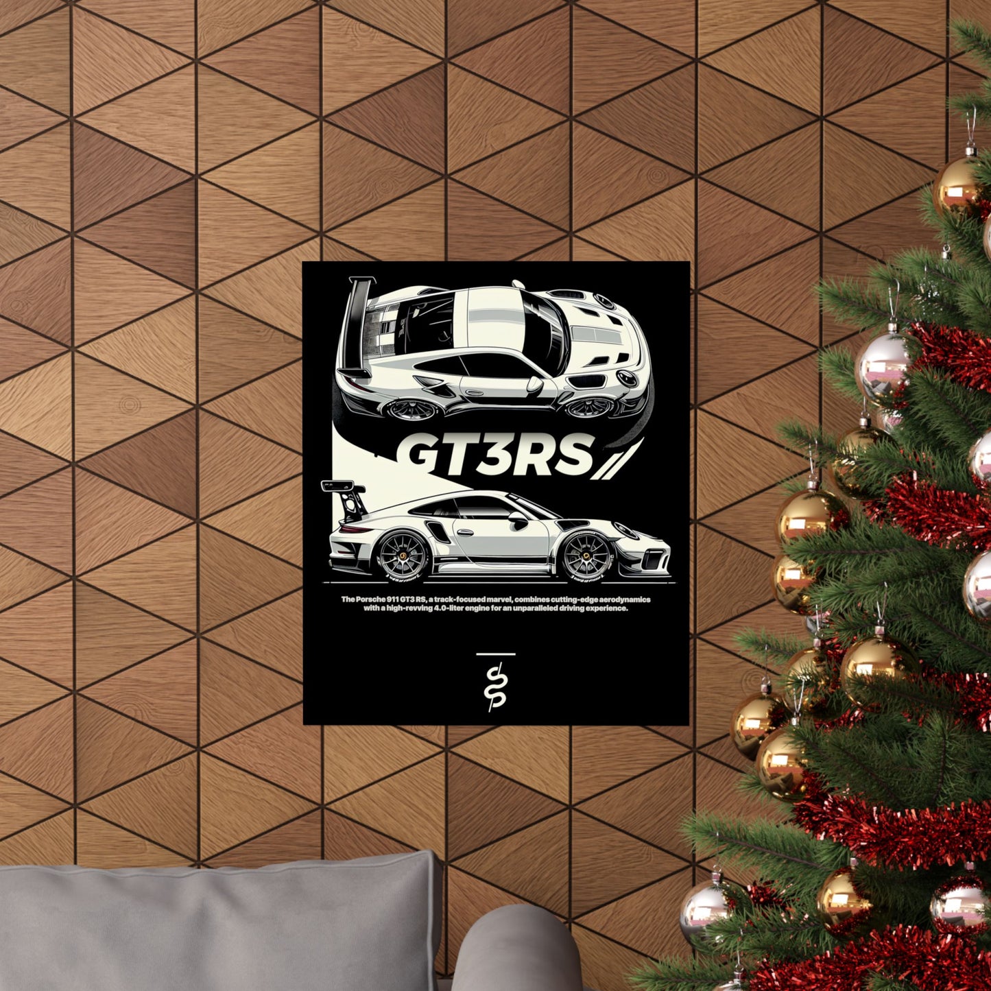 Porsche 911 GT3-RS (16-19') Poster