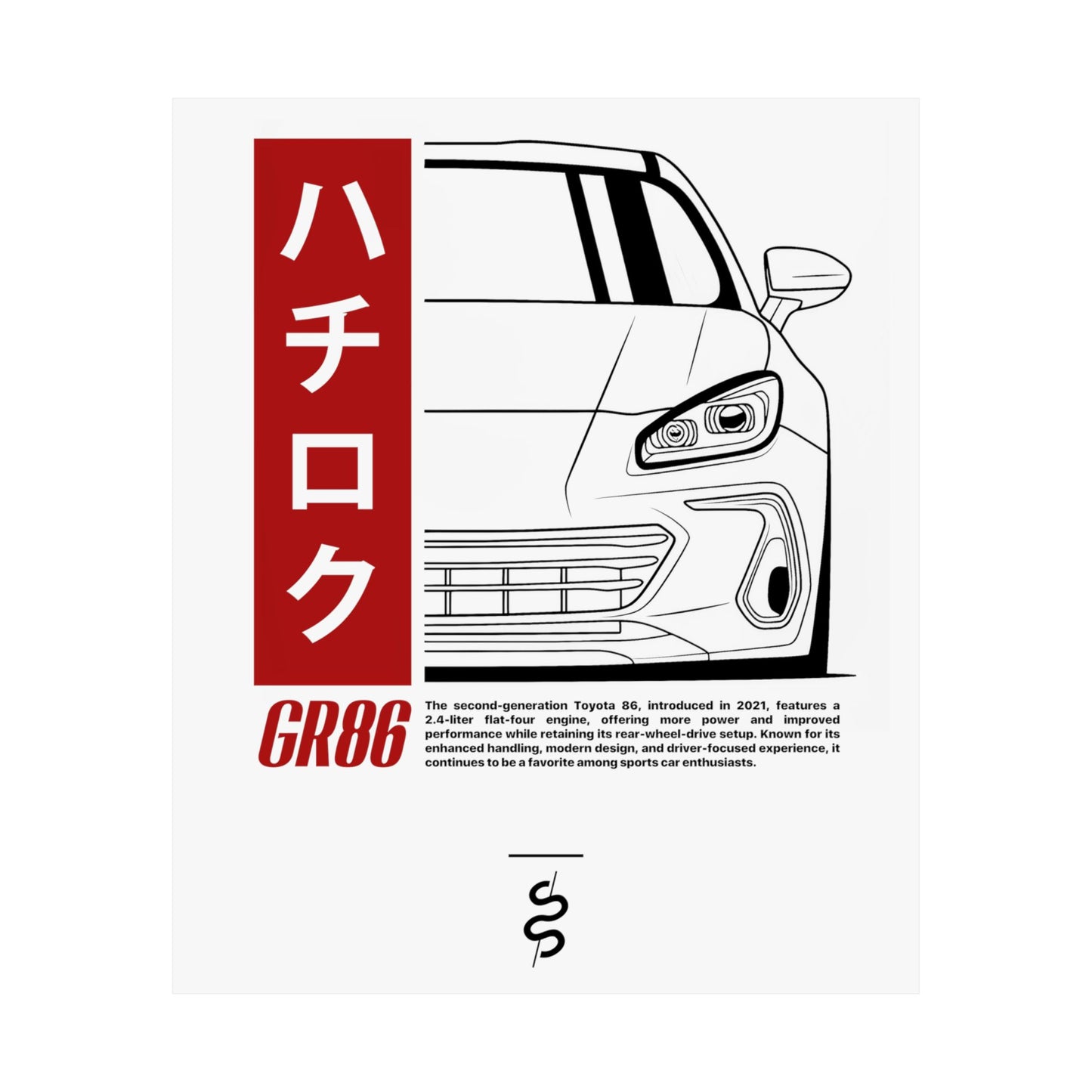 Toyota GR86 (22'+) Poster
