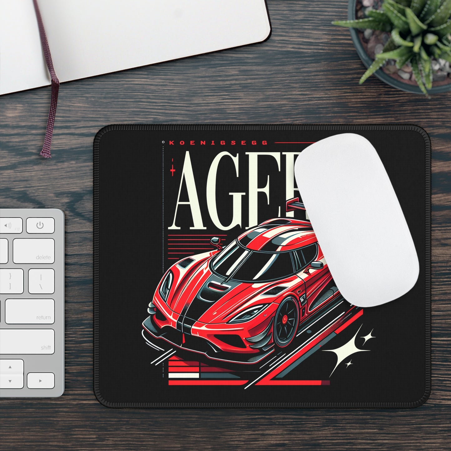 Koenigsegg Agera (10-18') Mouse Pad