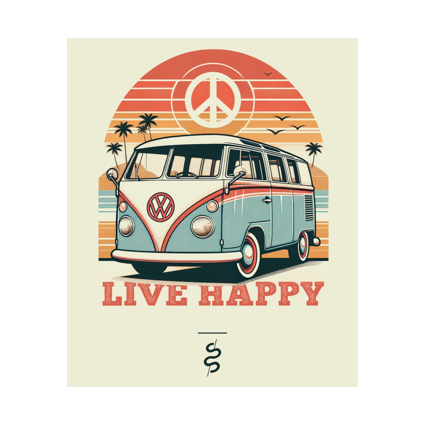 Volkswagen VW Bus (49-67') Poster