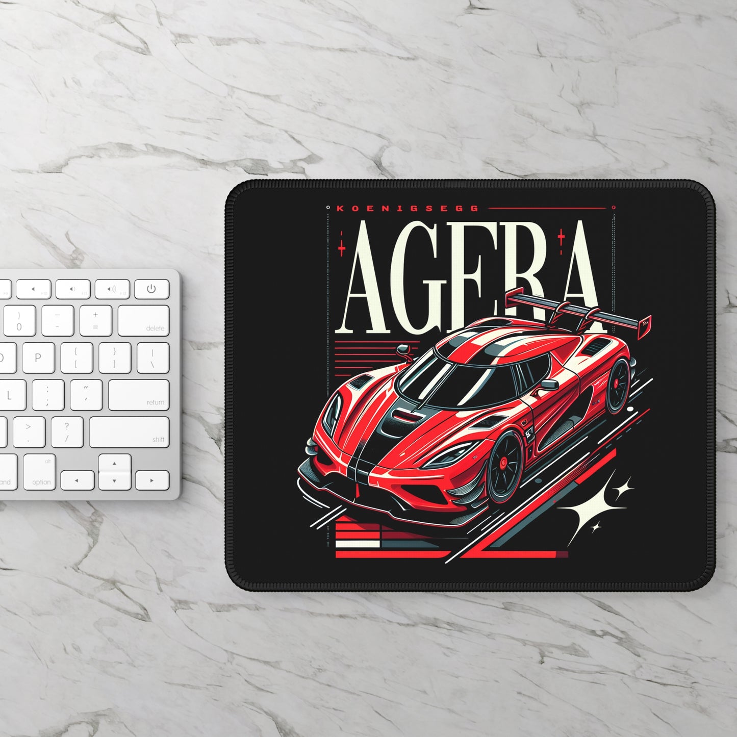 Koenigsegg Agera (10-18') Mouse Pad
