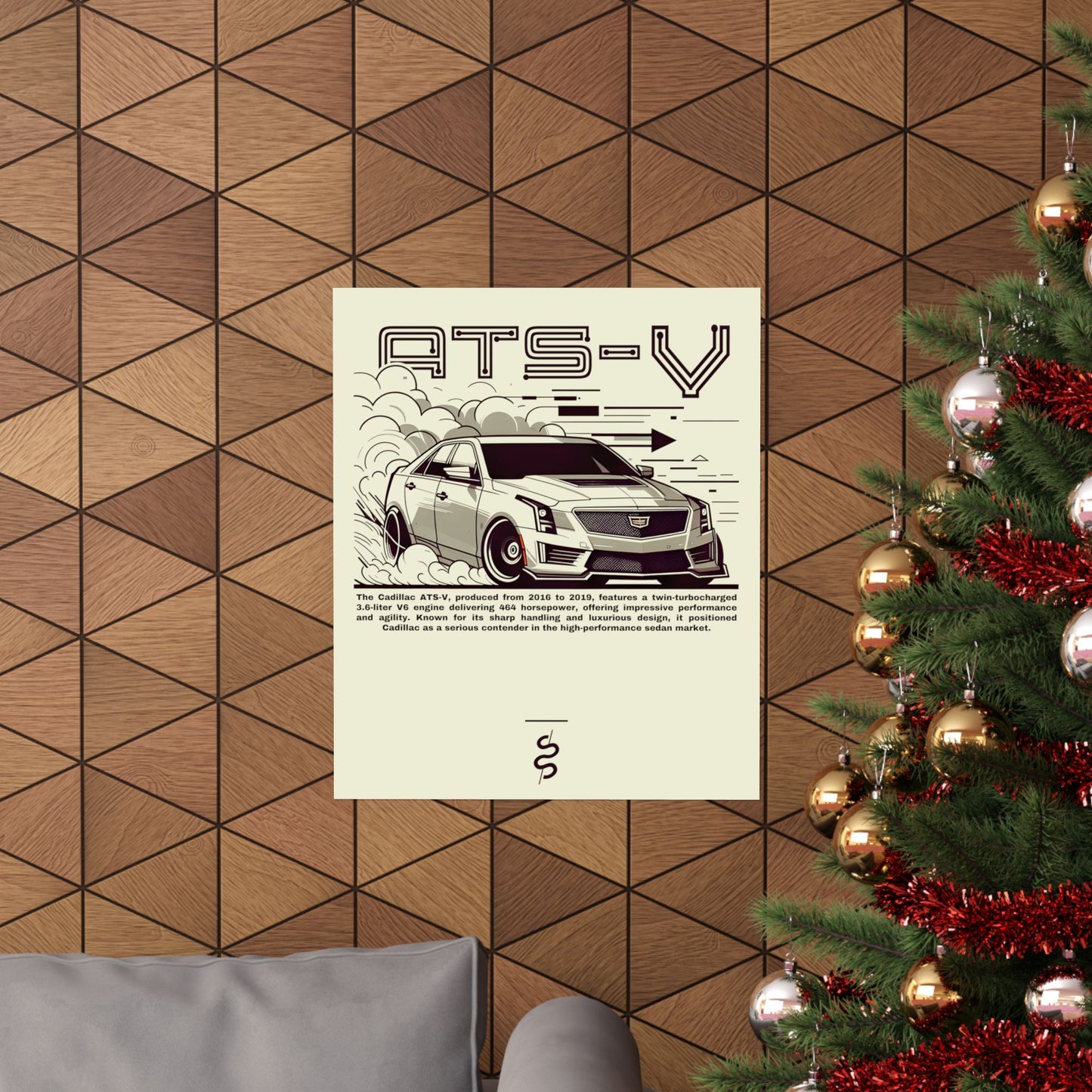Cadillac ATS-V (16-19') Poster
