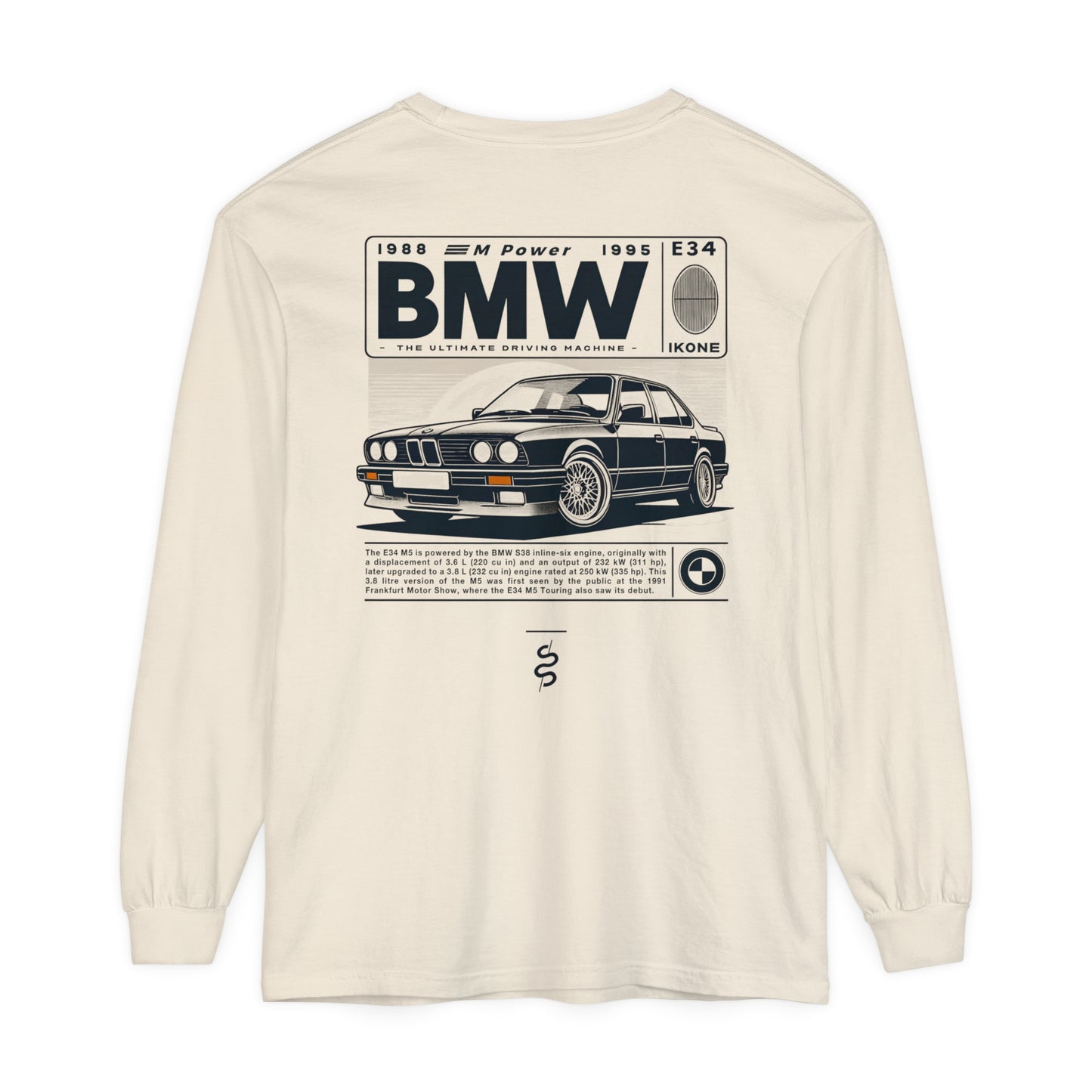 BMW M5 E34 (88-95') Long Sleeve T-Shirt