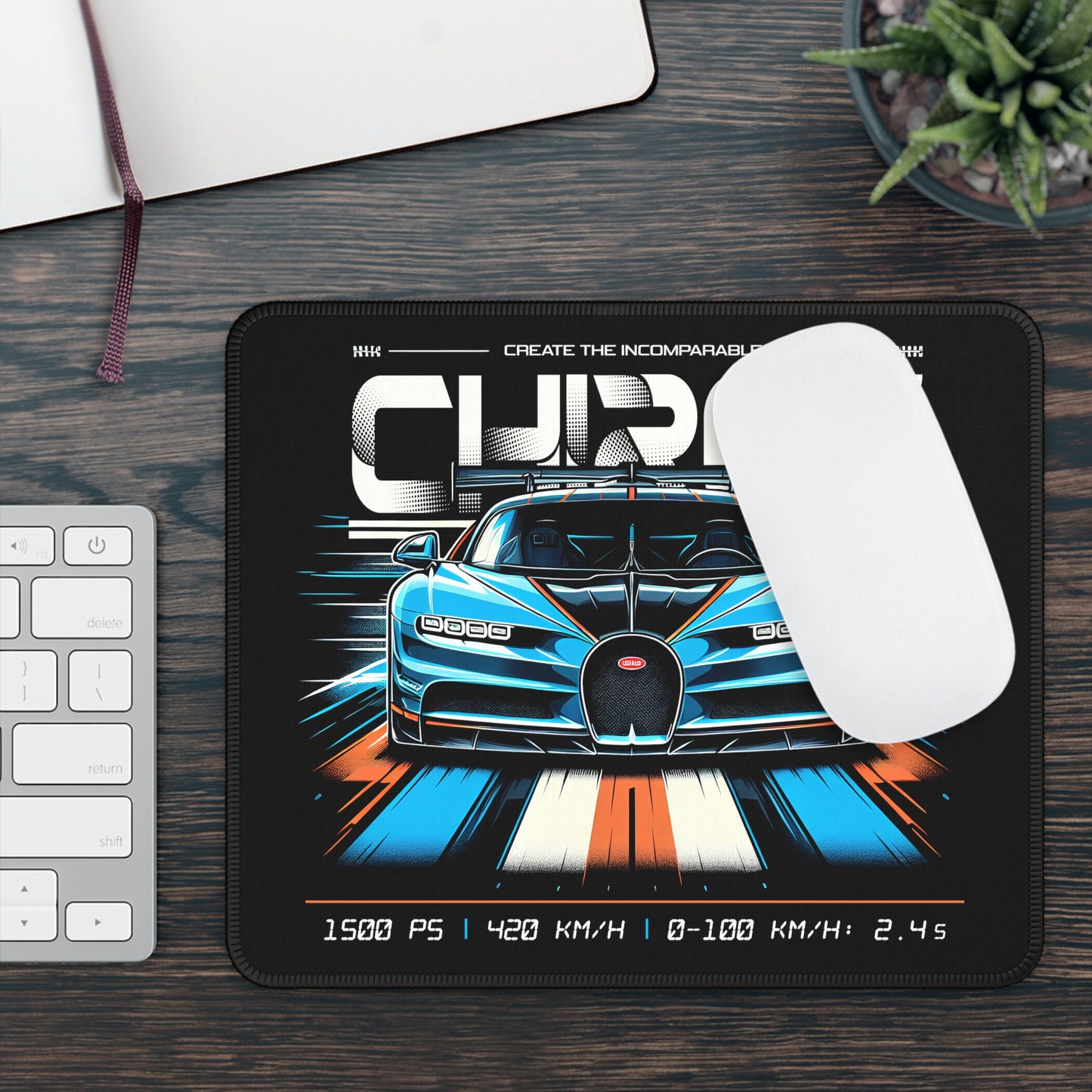 Bugatti Chiron (16-24') Mouse Pad