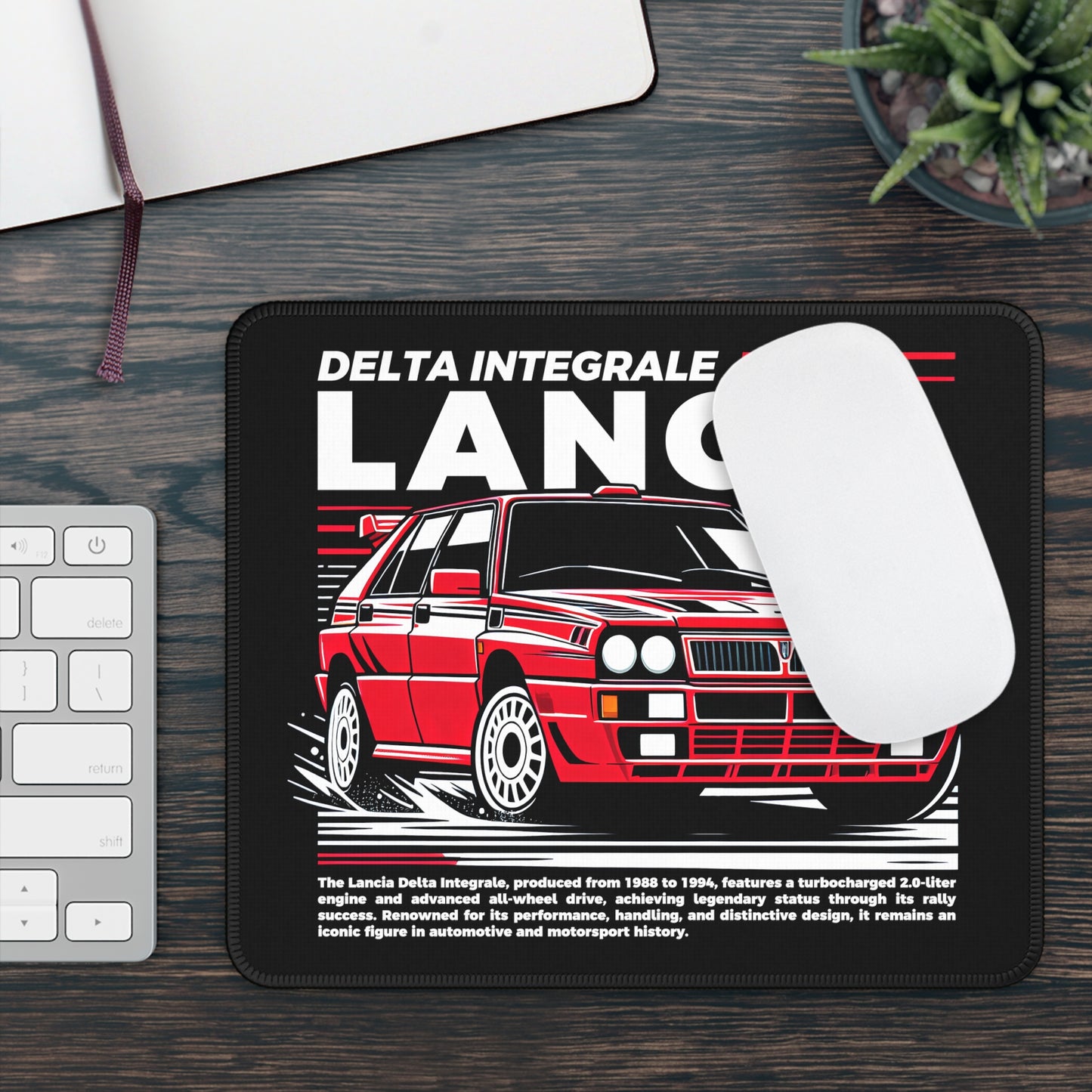Lancia Delta Integrale (87-94') Mouse Pad