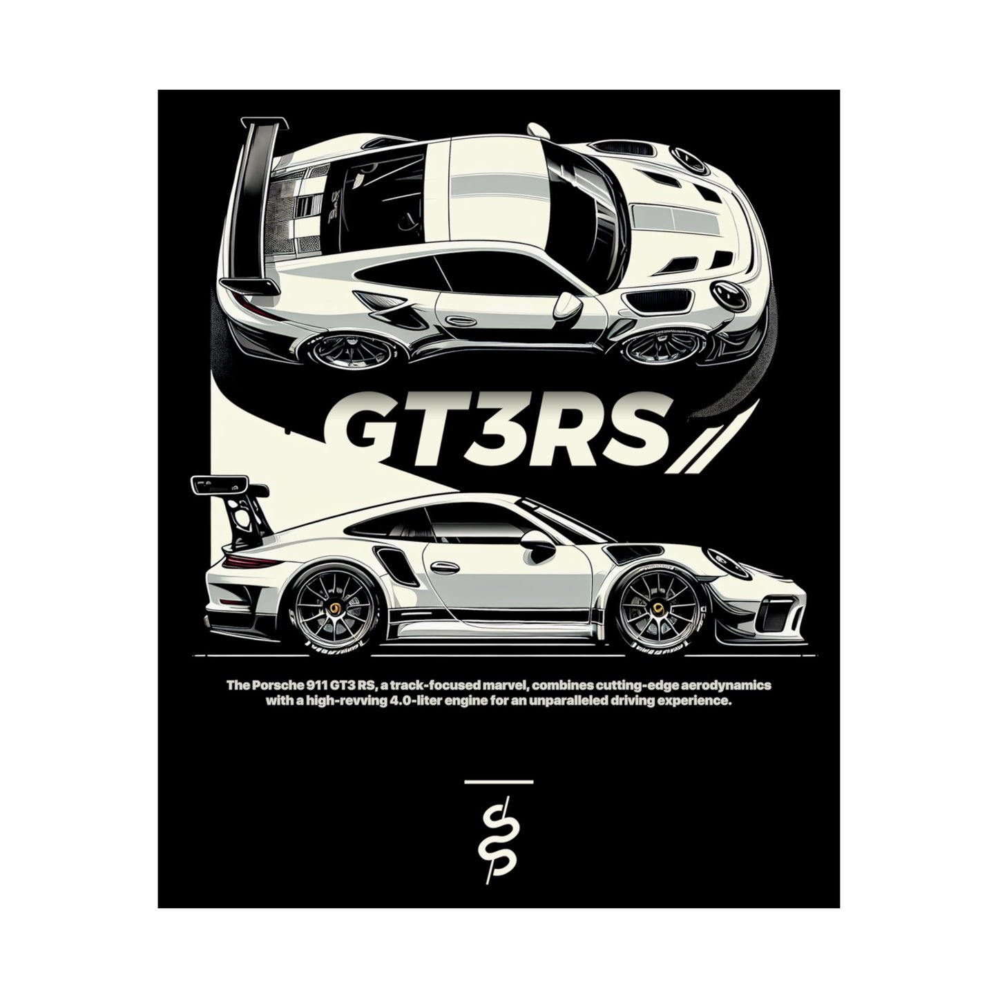 Porsche 911 GT3-RS (16-19') Poster