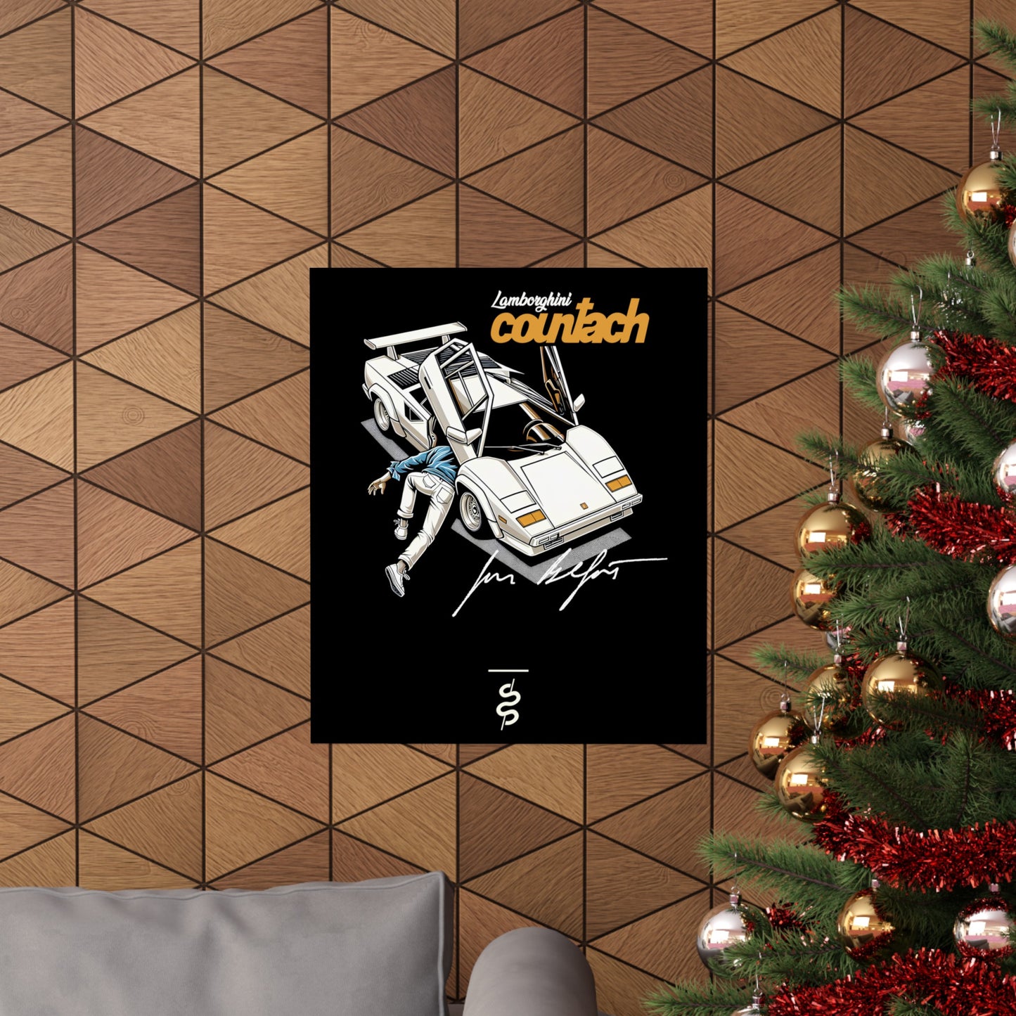 Lamborghini Countach (74-90') Poster