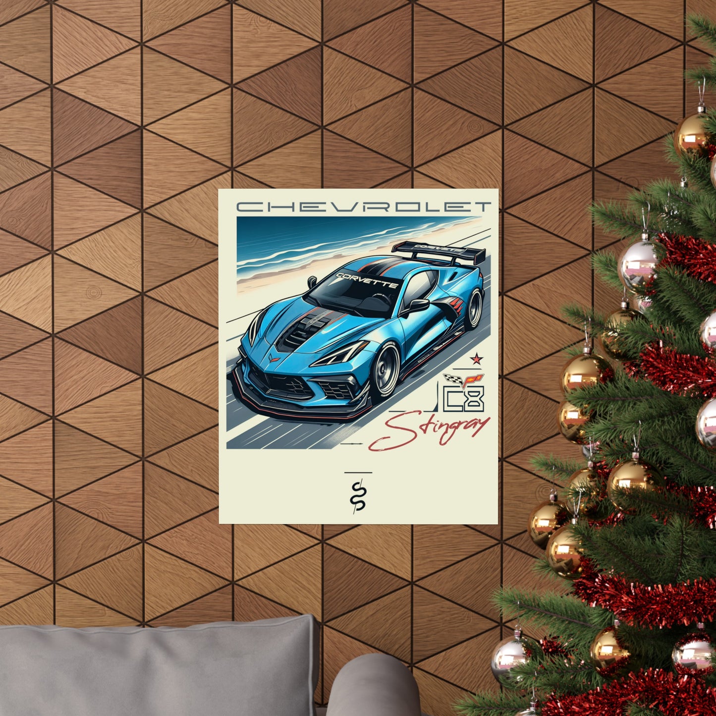 Chevrolet Corvette C8 (20'+) Poster