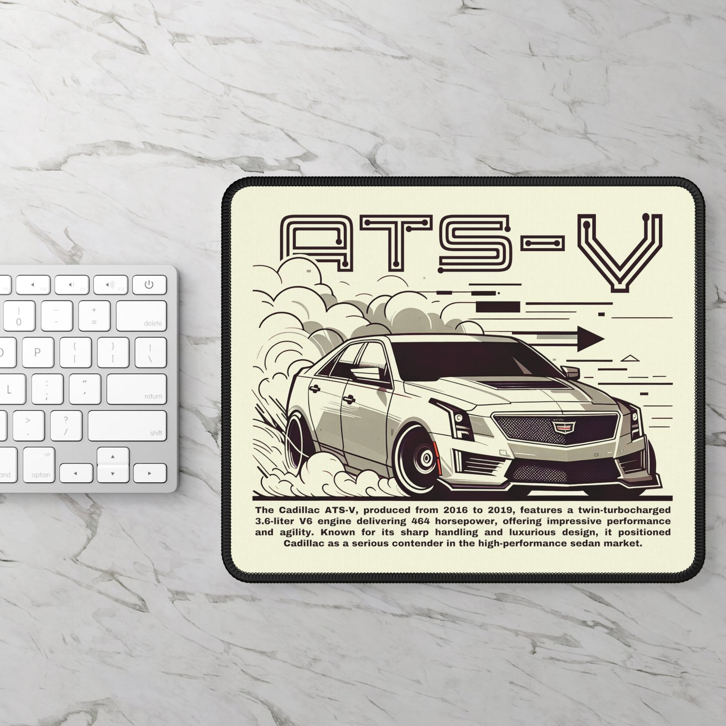 Cadillac ATS-V (16-19') Mouse Pad