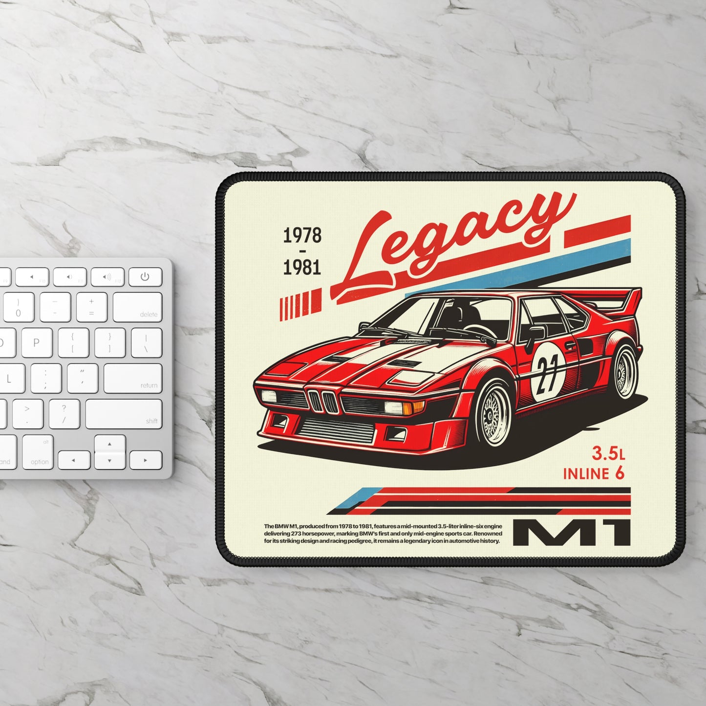 BMW M1 (78-81') Mouse Pad