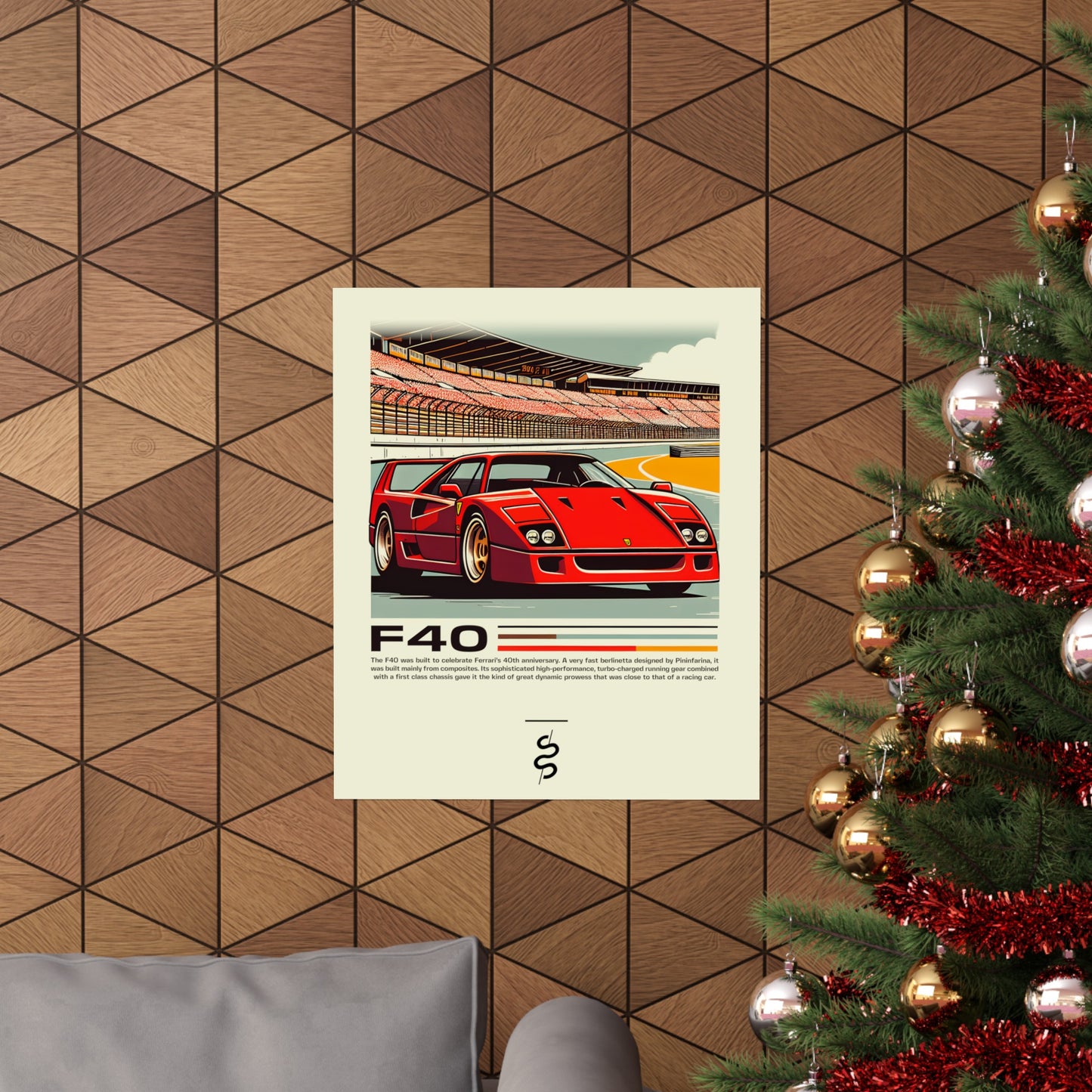 Ferrari F40 (87-92') Poster
