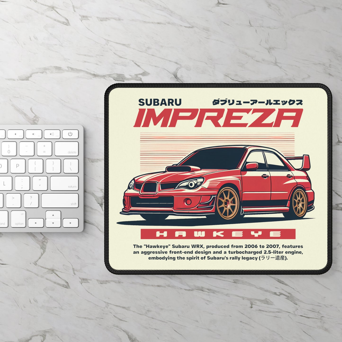 Subaru WRX STI Hawkeye (06-07') Mouse Pad