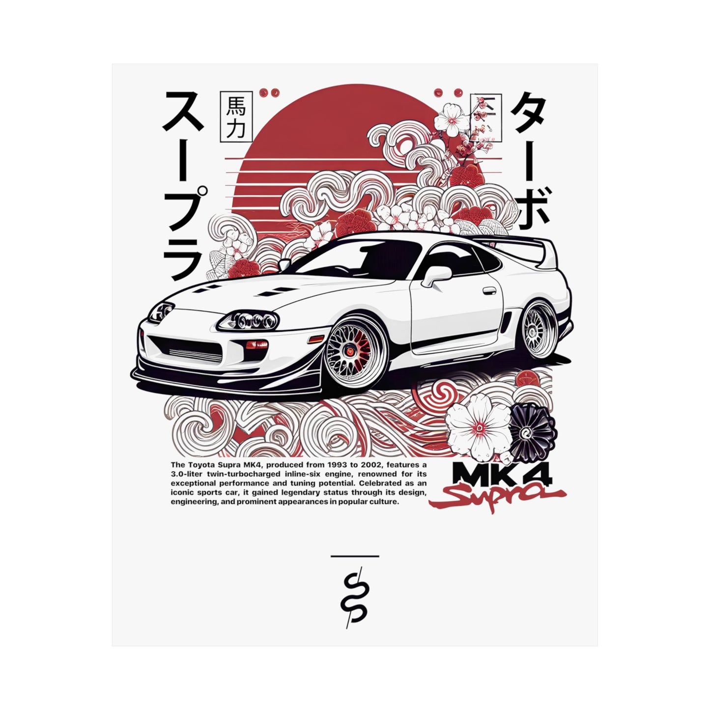 Toyota Supra Mk4 (93-02') Poster