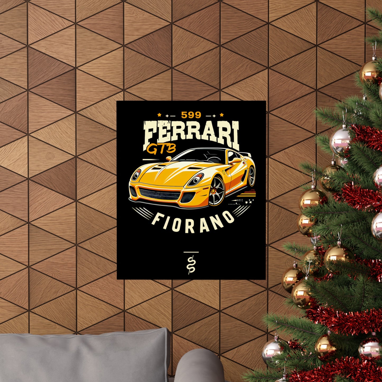 Ferrari 599 GTB Fiorano (06-12') Poster