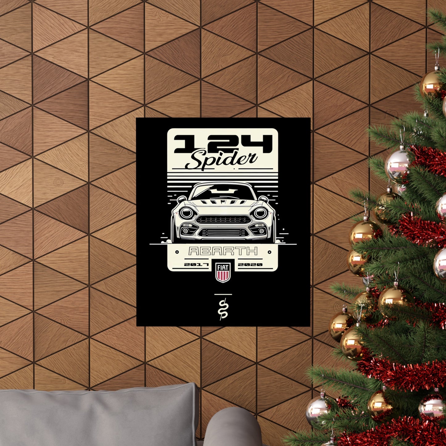 Fiat 124 Spider (16-20') Poster