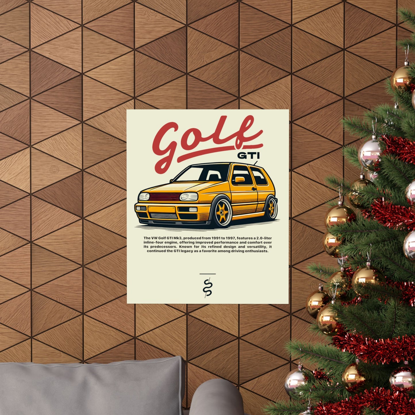 Volkswagen Golf GTI Mk3 (91-98') Poster