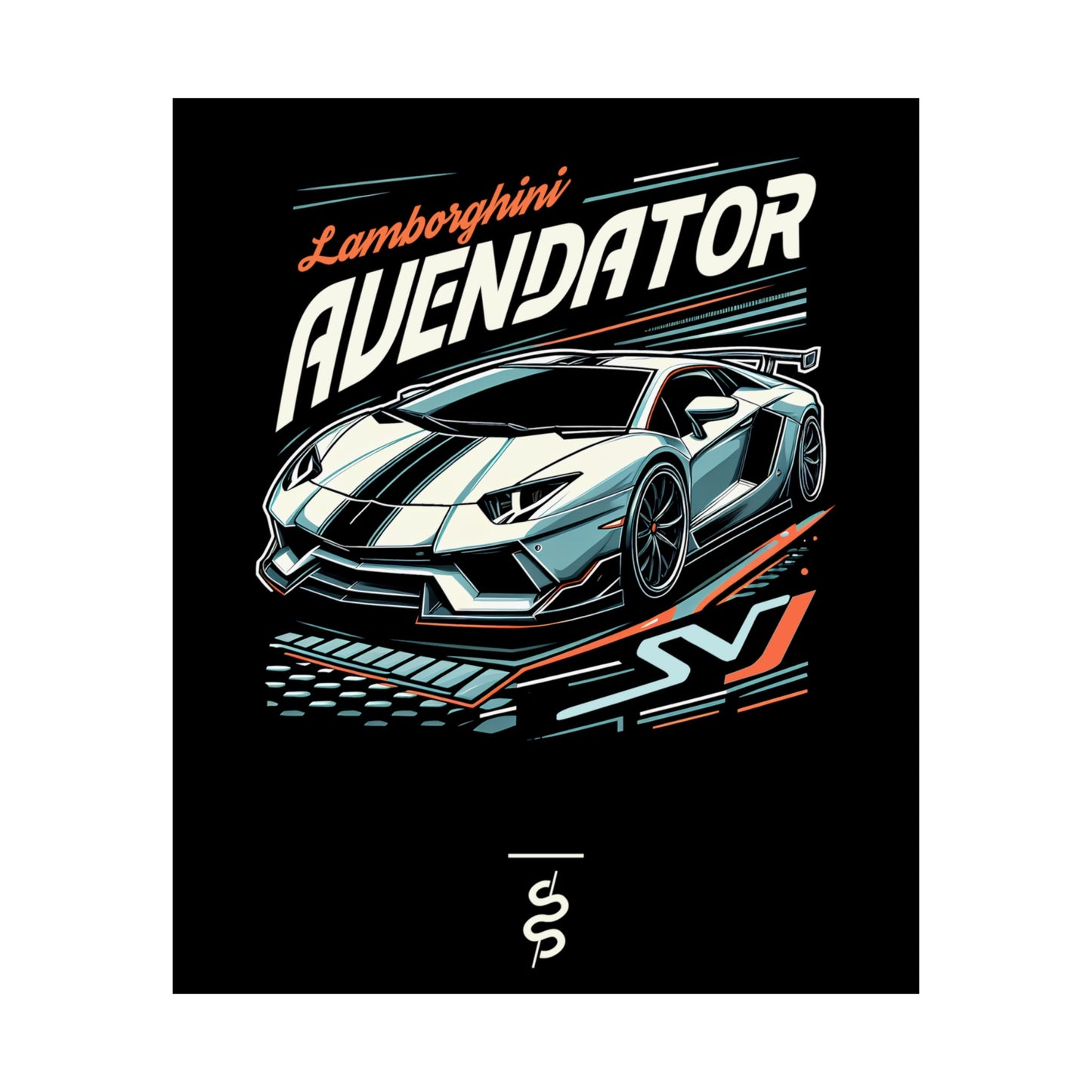 Lamborghini Aventador (11-23') Poster