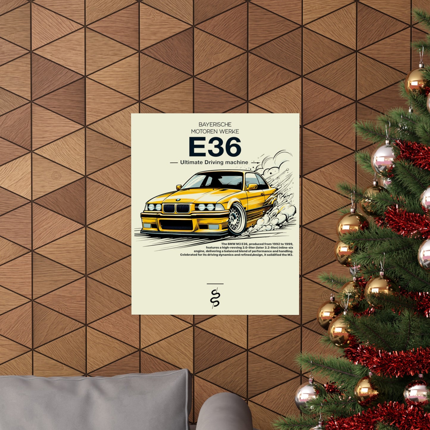 BMW M3 E36 (92-99') Poster