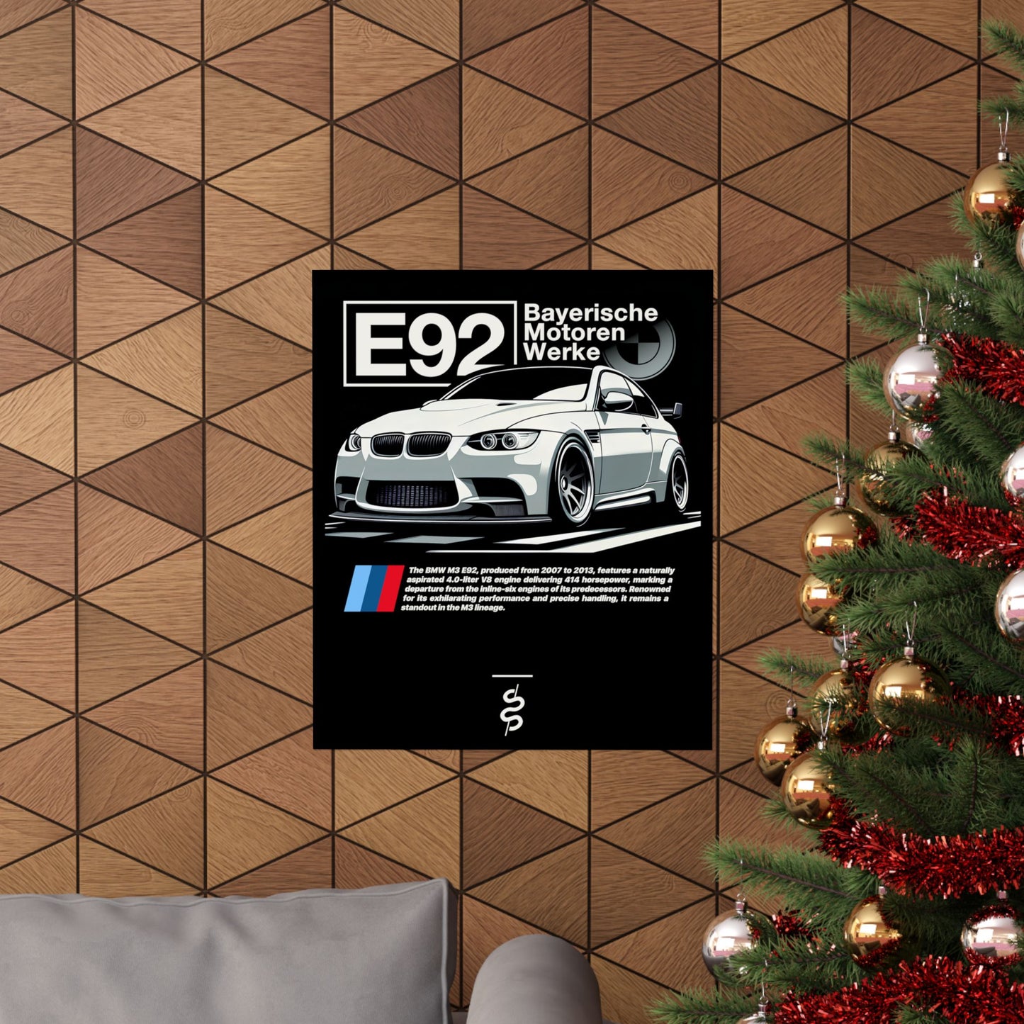 BMW M3 E92 (08-13') Poster