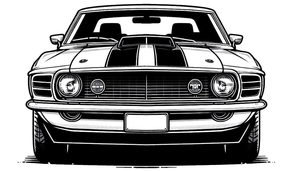 Ford Mustang Boss 302 (69-70')