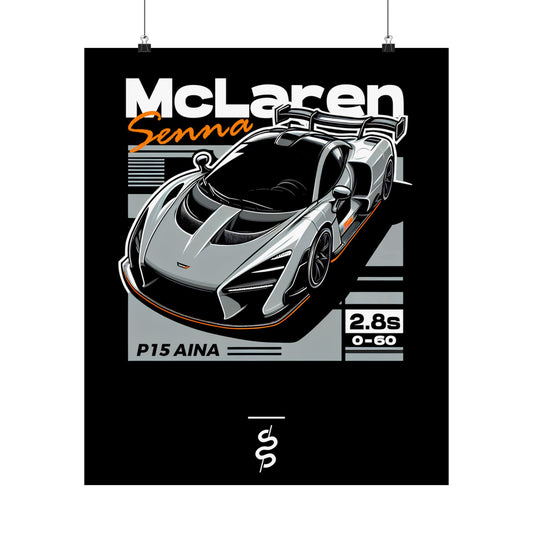 McLaren Senna (19-20') Poster