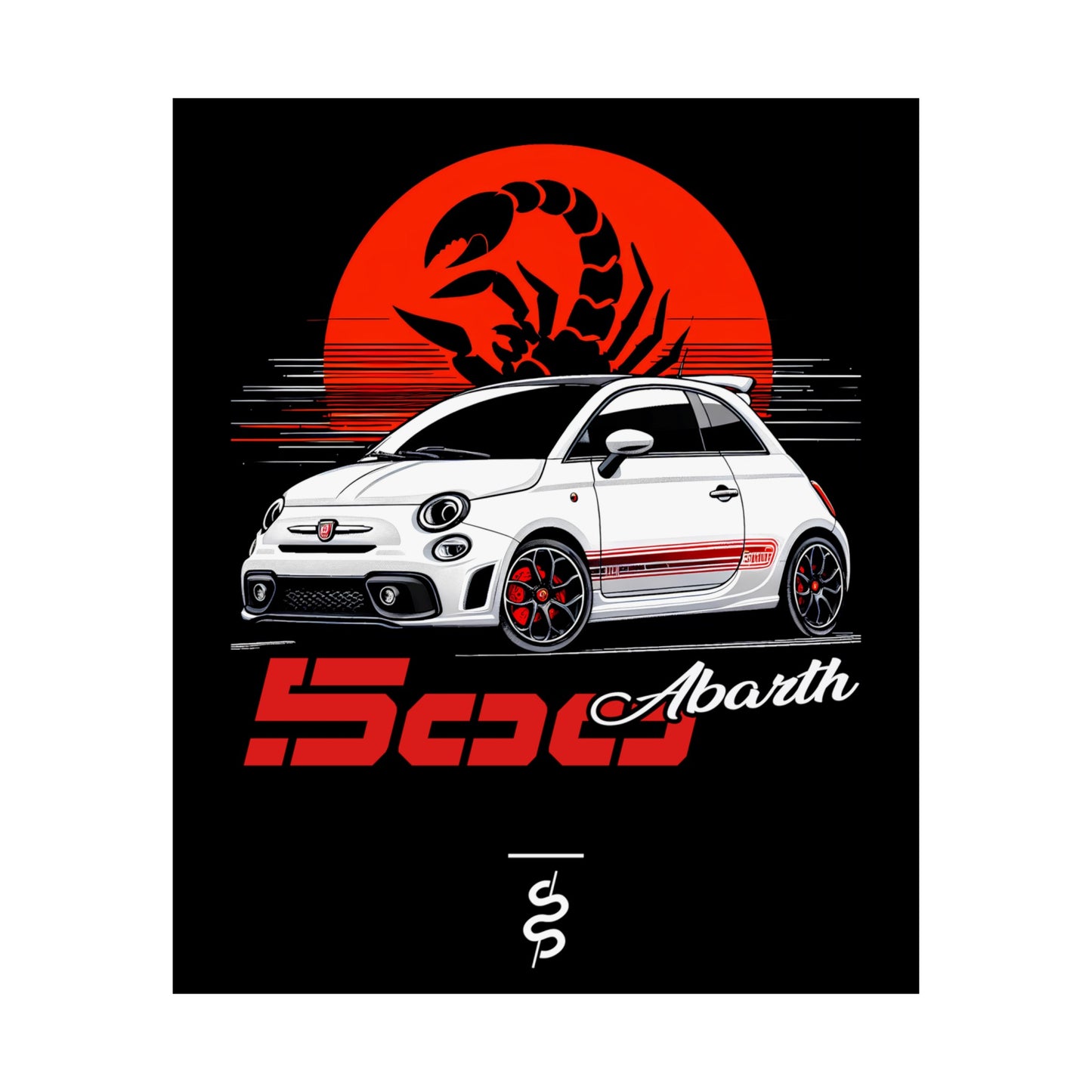 Fiat 500 Abarth (08-19') Poster