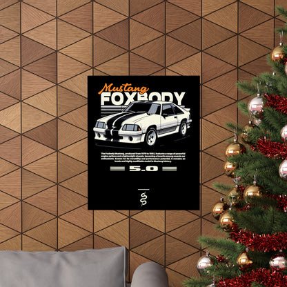 Ford Mustang Foxbody (79-93') Poster