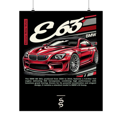 BMW M6 E63 (05-11') Poster