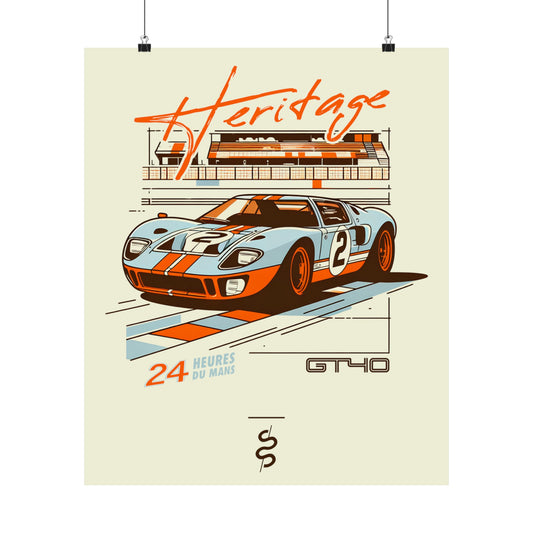 Ford GT40 (64-69') Poster