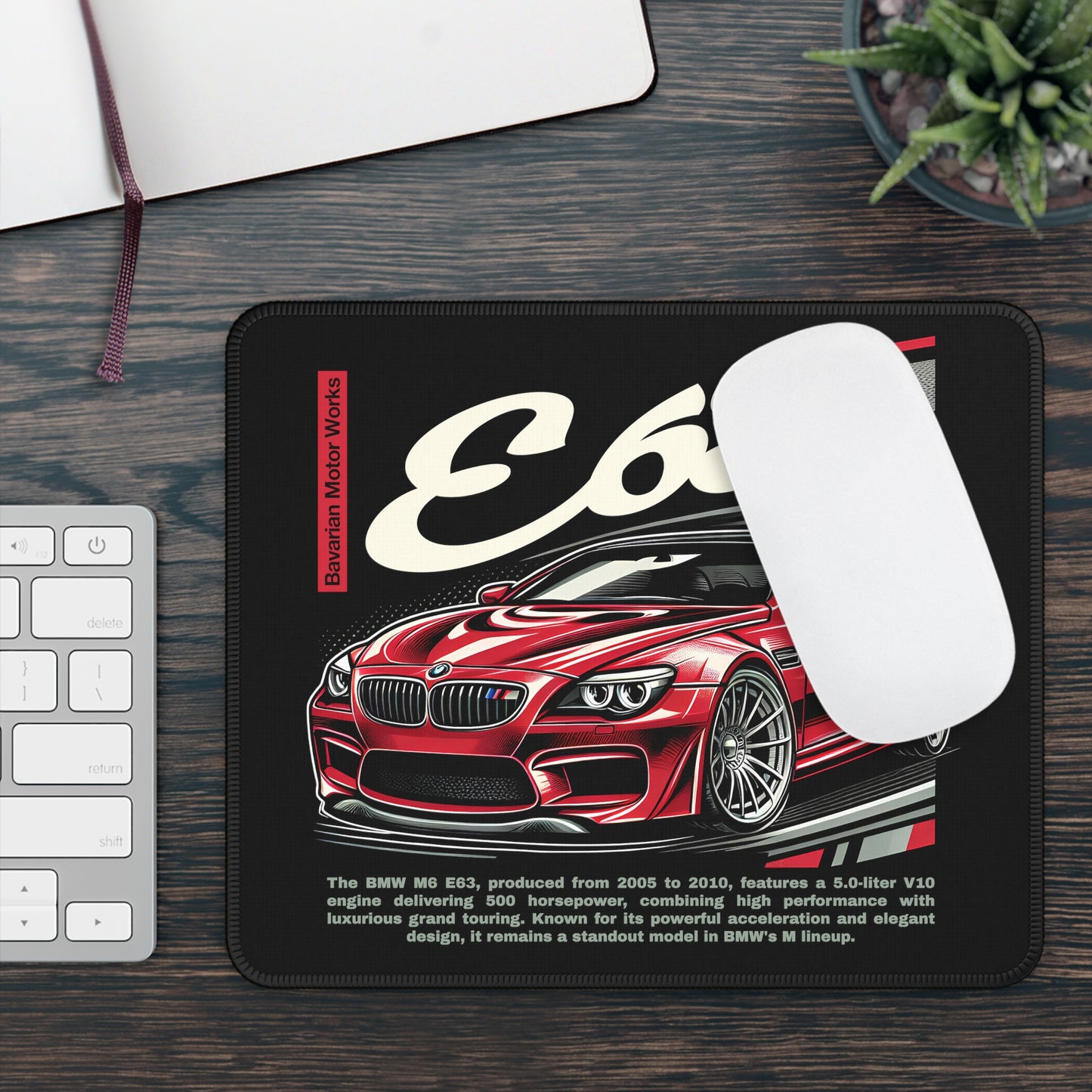 BMW M6 E63 (05-11') Mouse Pad