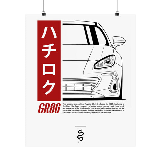 Toyota GR86 (22'+) Poster