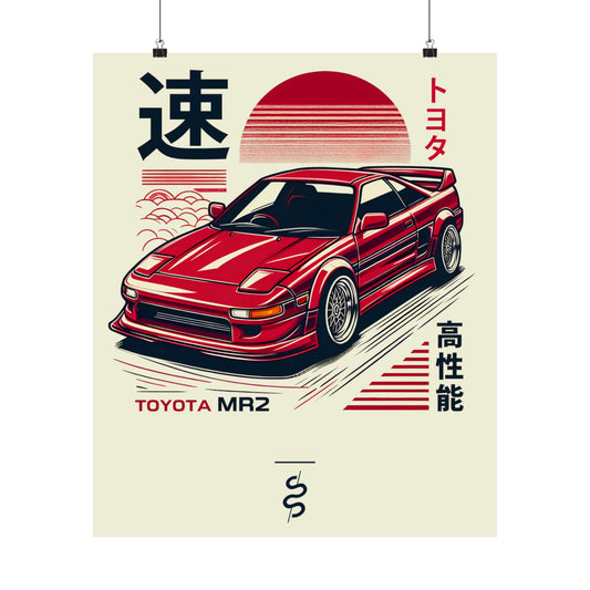 Toyota MR2 (89-99') Poster