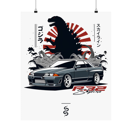 Nissan R32 GT-R (89-94') Poster