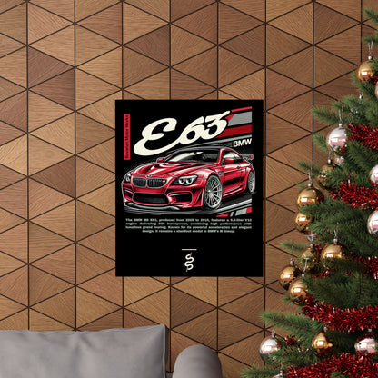 BMW M6 E63 (05-11') Poster