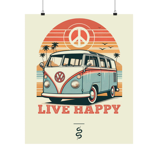 Volkswagen VW Bus (49-67') Poster