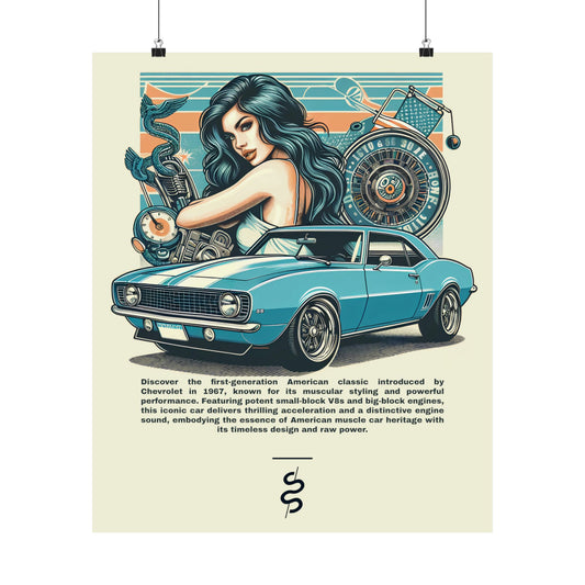 Chevrolet Camaro (67-69') Poster