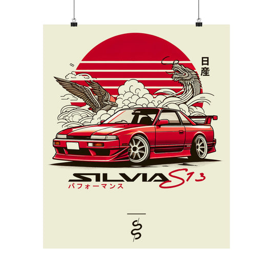 Nissan S13 240SX (89-94') Poster