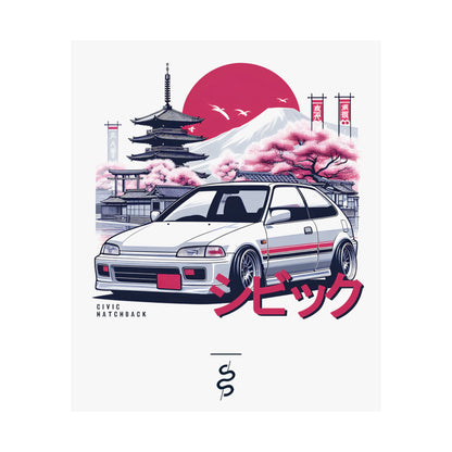 Honda Civic 5th Gen (91-95') Poster