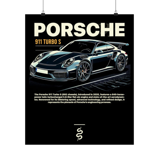 Porsche 911 - 992 (20'+) Poster