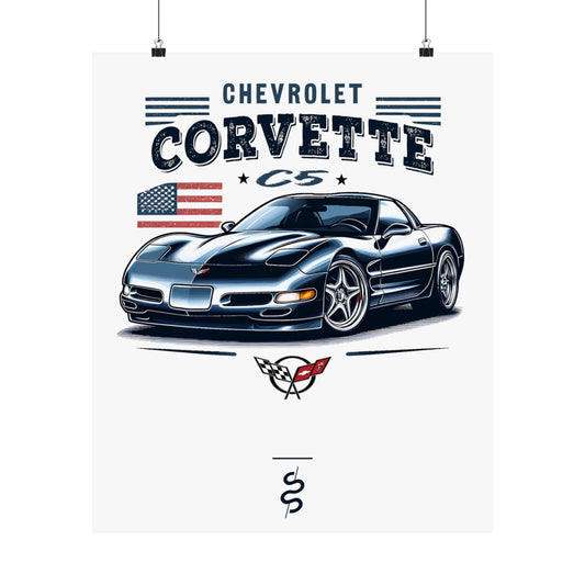 Chevrolet Corvette C5 (97-04') Poster